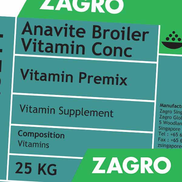 Anavite Broiler Vitamin Conc